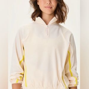 NWT Outdoor Voices LightSpeed 1/4 Zip Pace Pullover size small in pink sunrise